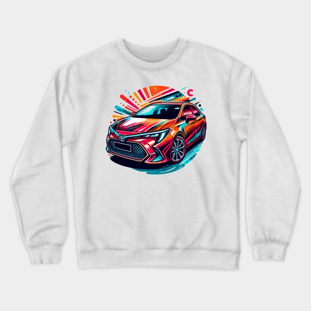 Toyota Corolla Crewneck Sweatshirt by Vehicles-Art